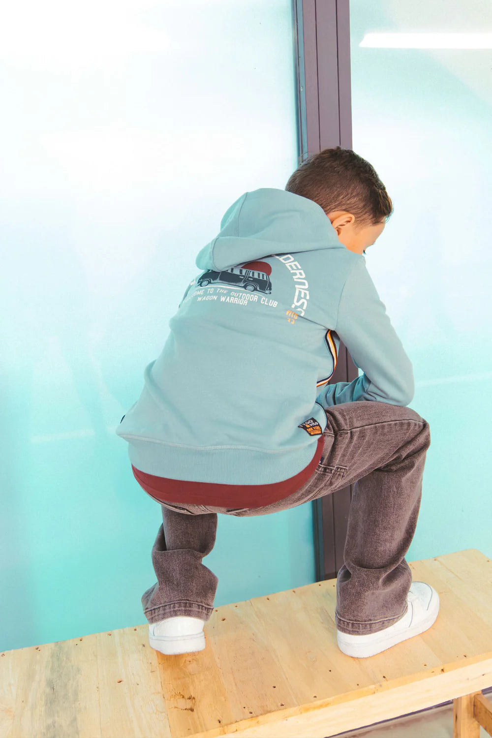 Tygo & vito Hoodie HANK, Mineral Blue