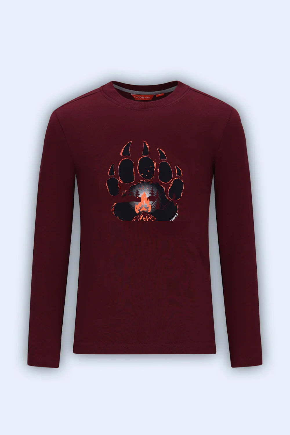 Tygo & vito Longsleeve MAX, Maroon