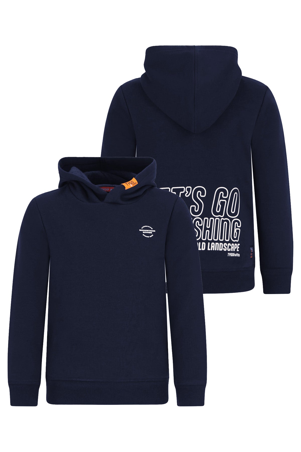 TYGO&vito Jongens Hoody,HANK, Navy