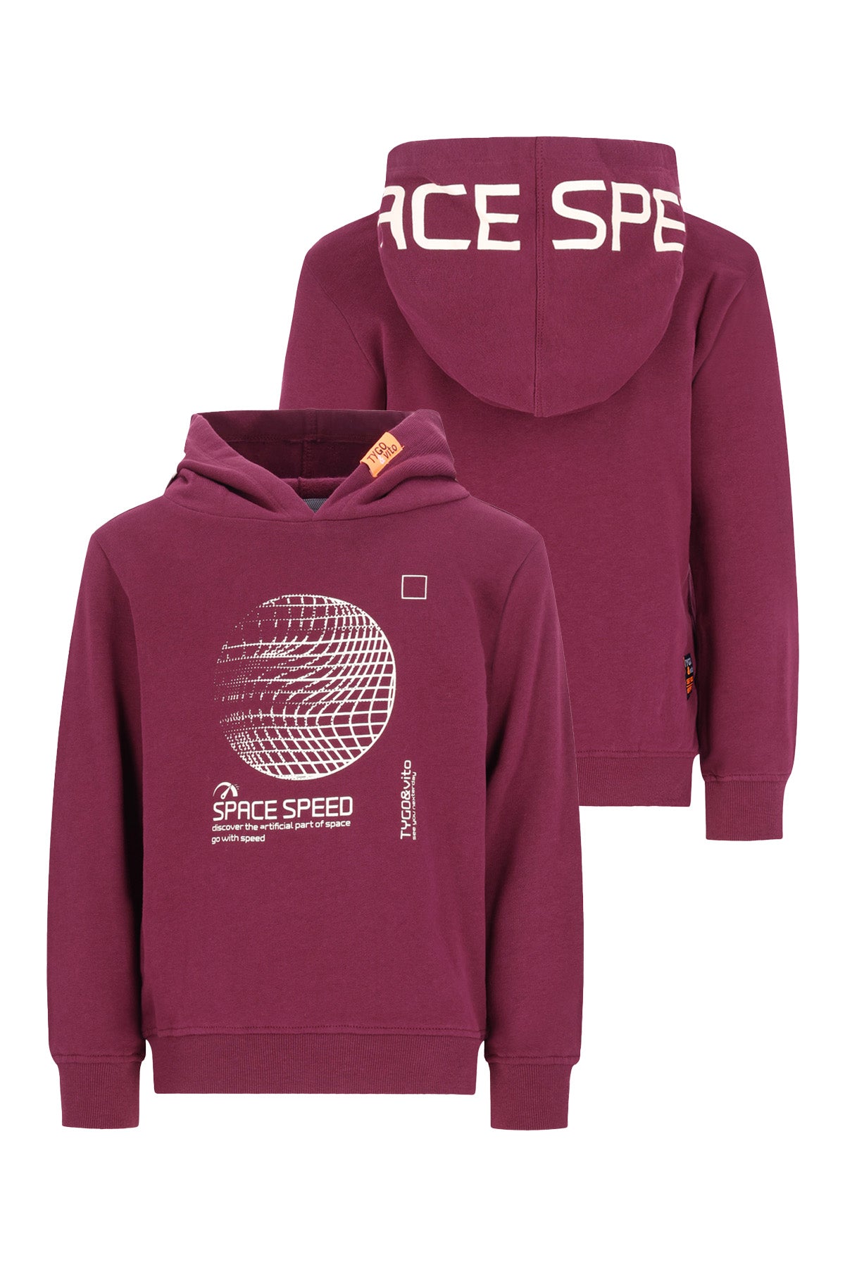 Tygo & vito Hoodie HOBIE, Merlot