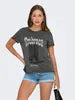 Only T-shirt LUCY, Gunmetal Journey