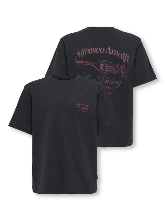 Only & Sons T-shirt, ALFRESCO, Black