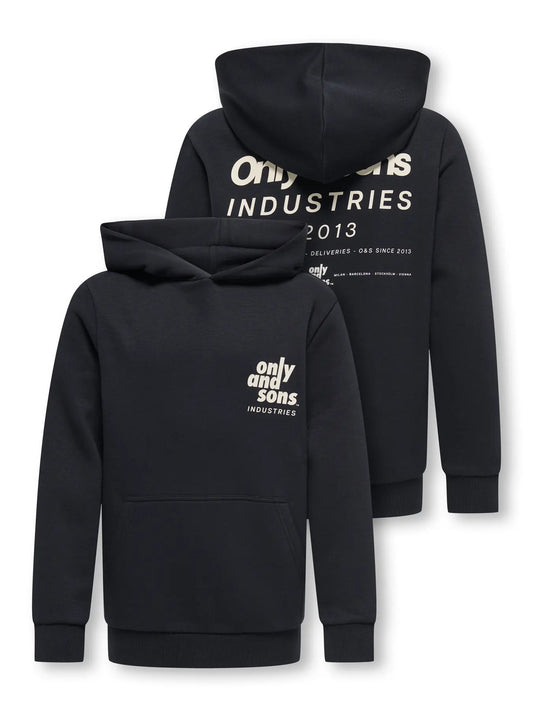 Kids Only & Son Hoodie, HUDSON, Black INDUSTRIES CD.
