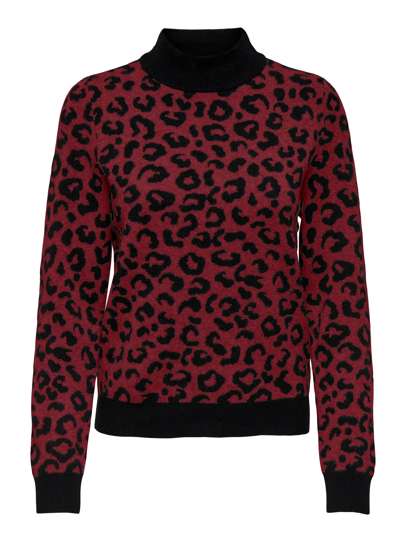Only Sweater, IBI,  High Neck, Cabernet