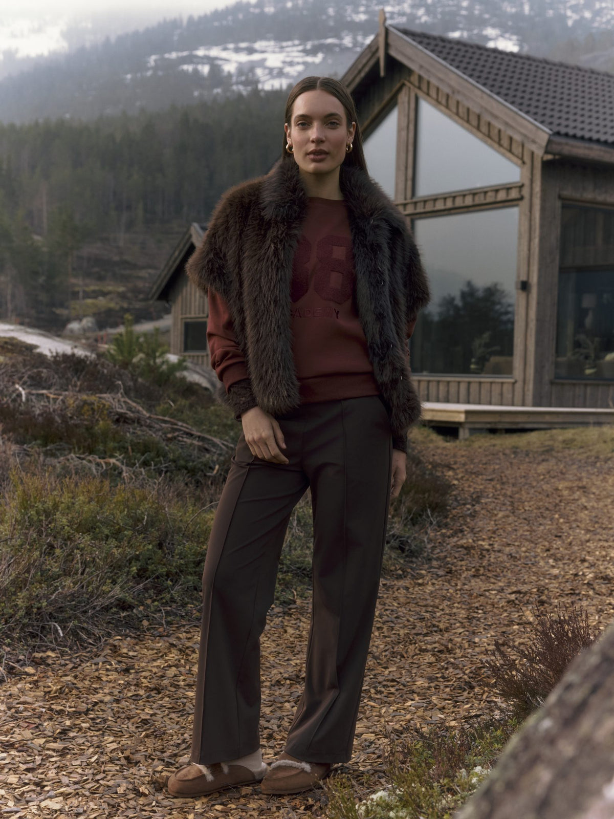 Lady Day Jacket, JENNA, Dark Brown
