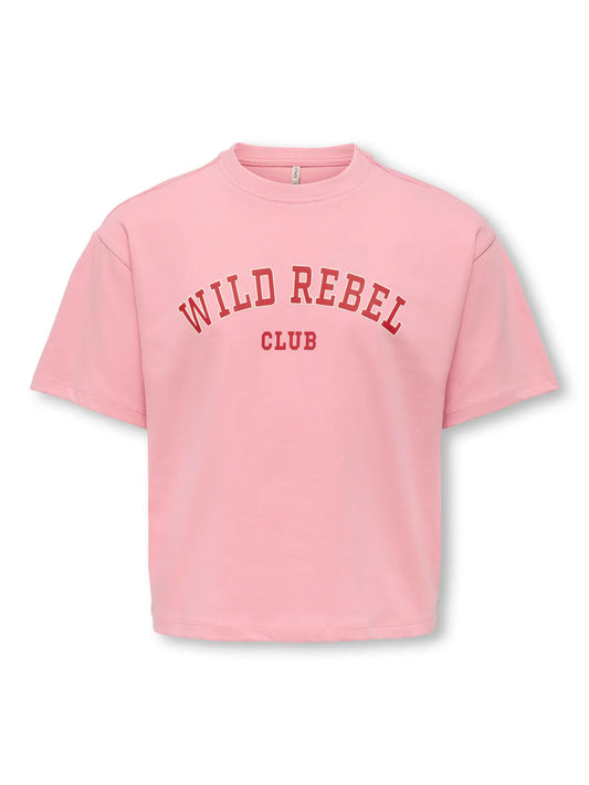 Only Girls Top, JASMINE, Sea Pink Rebel