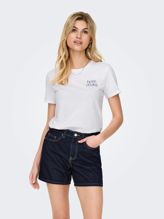 Nur Damen-Tops-Shirts FLEUR, Schwarz