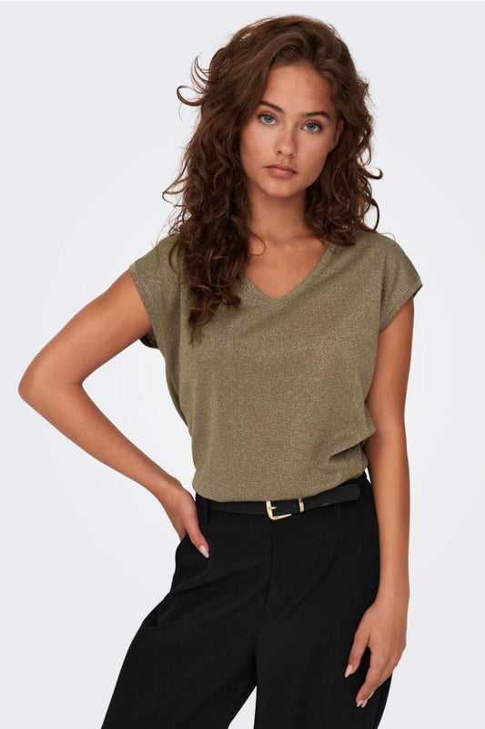 Only Shirt, SILVERY, Falcon TONE IN TONE LUREX