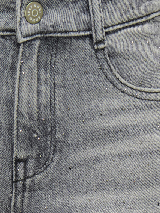 Kids Only Girls Jeans Wide Leg, COBAIN, Medium Grey