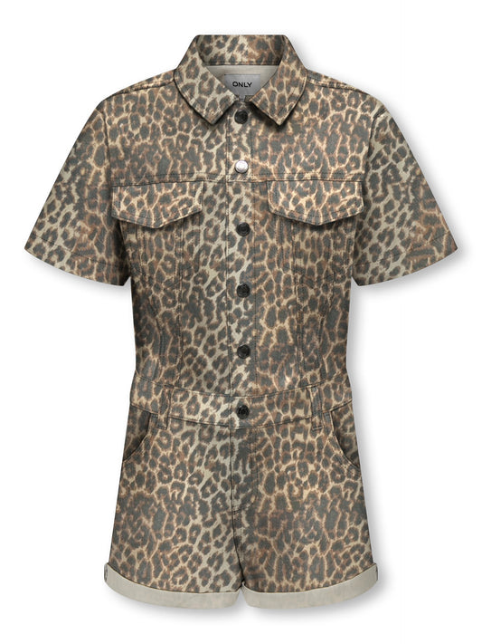 Kids Only Girls, Jumpsuit, NAOMI-CASTEL, Leopard