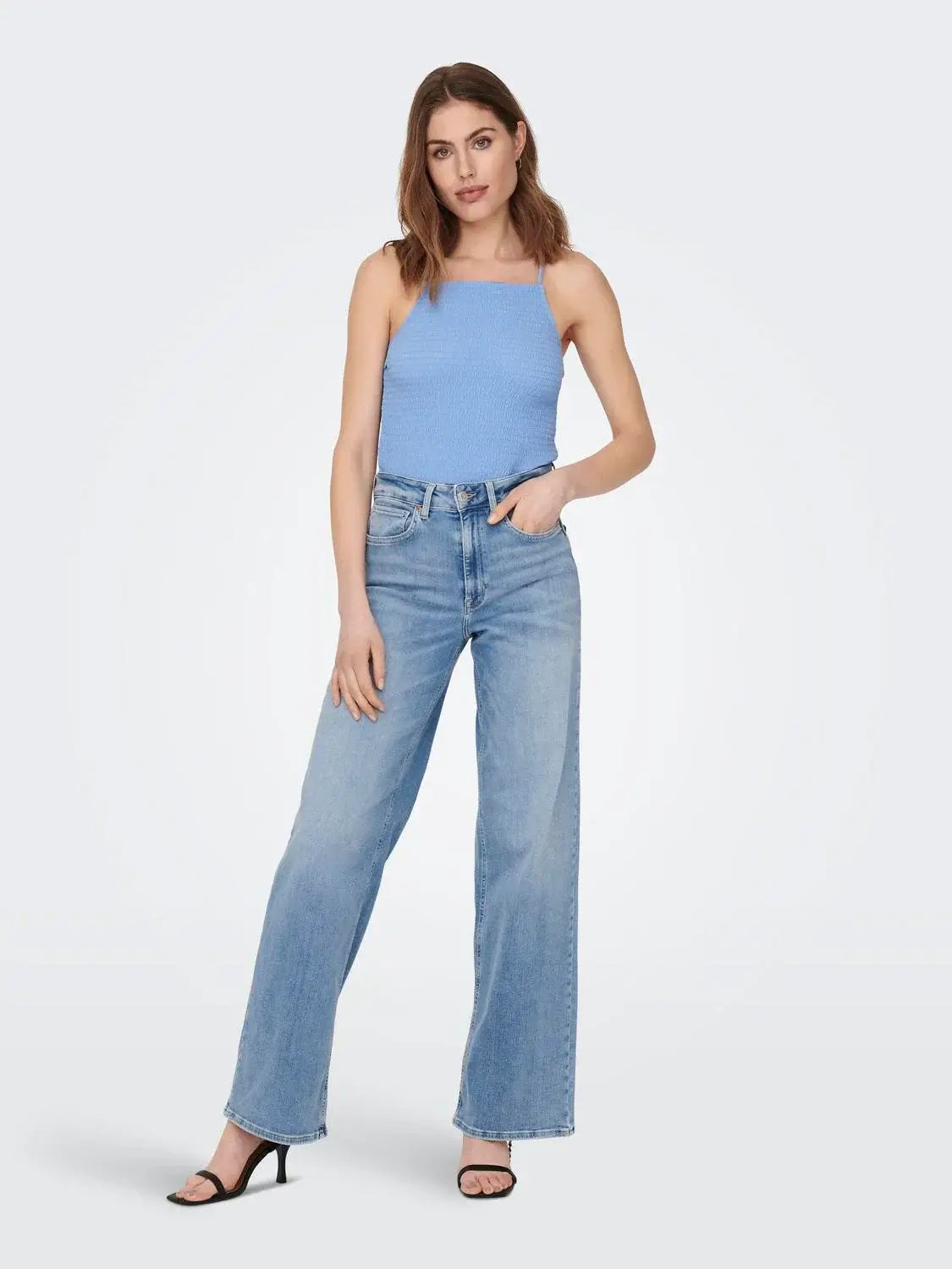 Only Dames Jeans MADISON Blush, Light Blue Denim