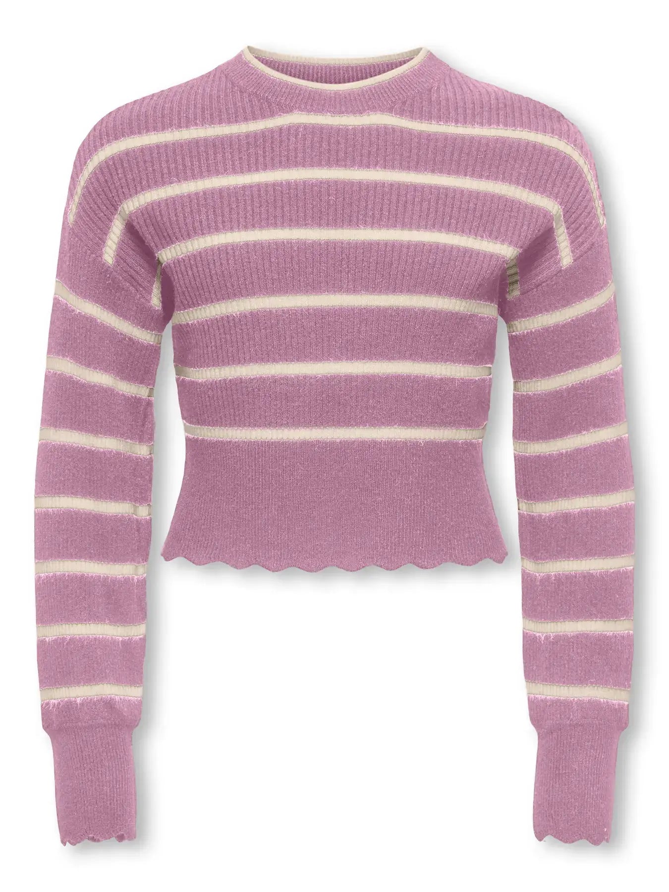 Only Girls Pullover, IBI, Mauve Orchid Whitecap Gray