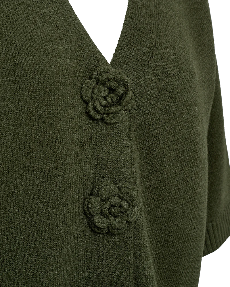 Freequent Dames Vest, ALPI, Kombu Green