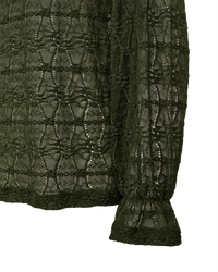 Freequent Blouse, IBENA, Kombu Green