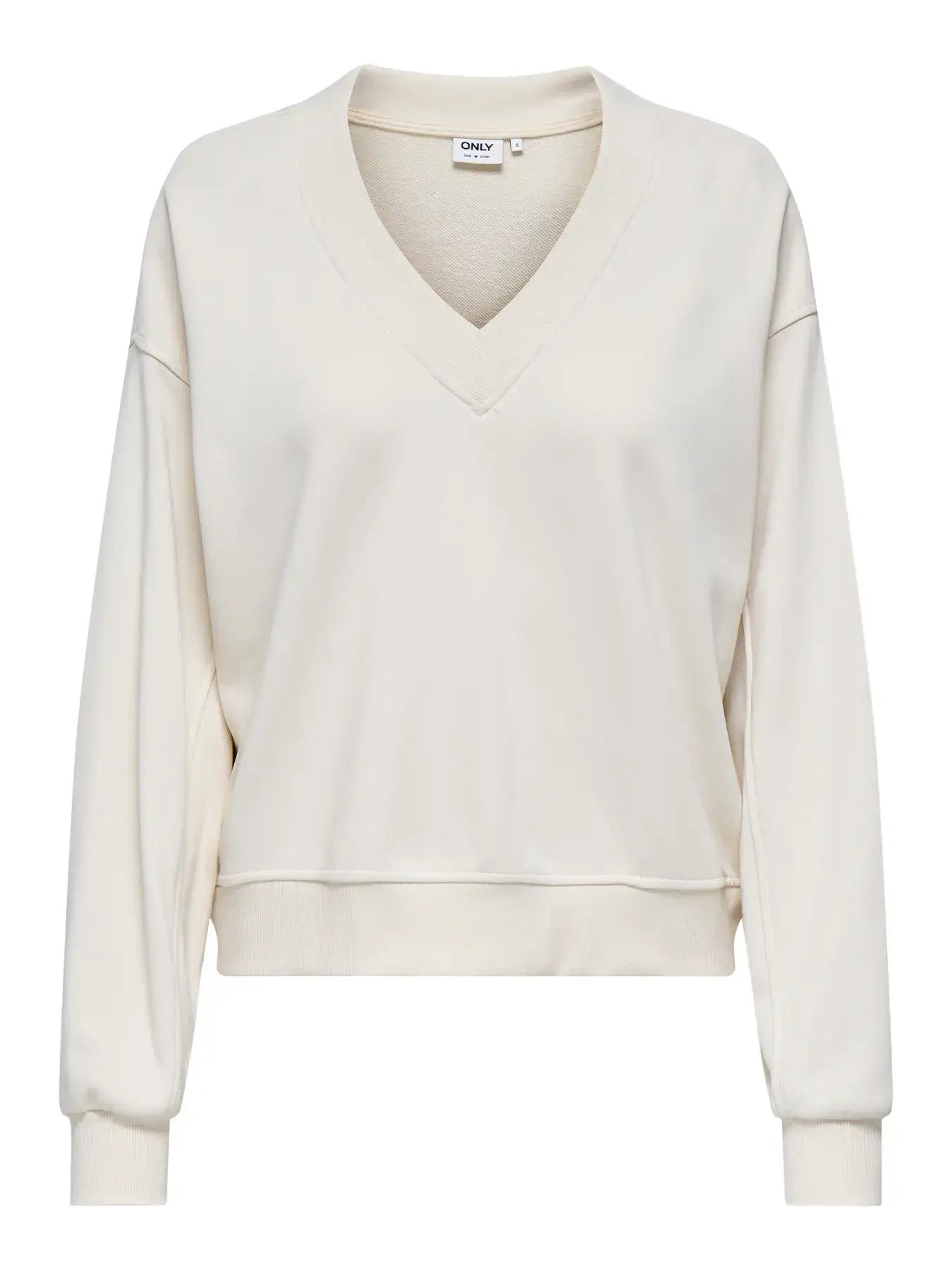 Only Sweater, BELLA, V-Neck, Birch