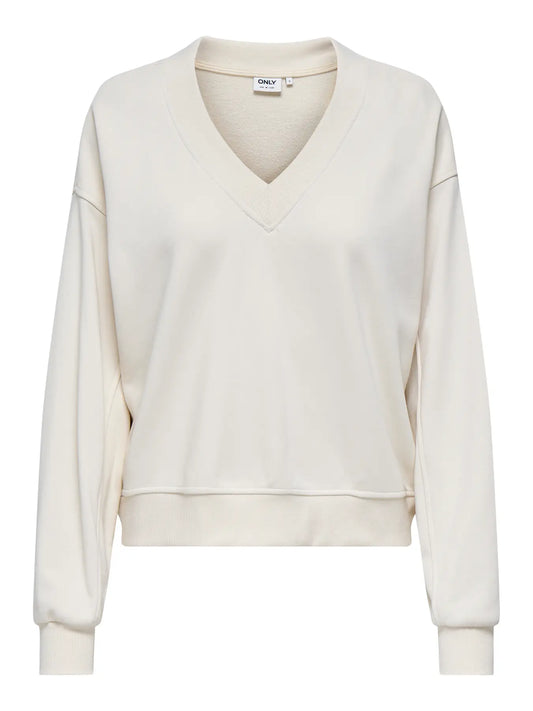 Only Sweater, BELLA, V-Neck, Birch