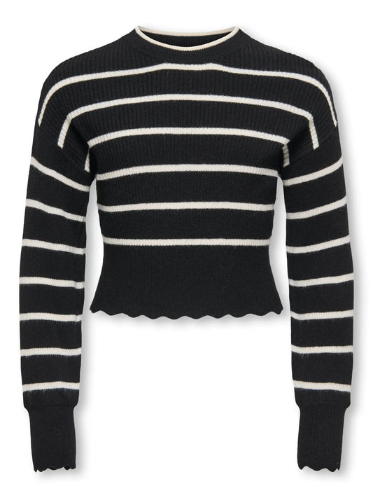 Only Girls Pullover, IBI, Black/White