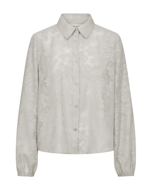Freequent, Blouse, SIMME, Jacquard, Balloon sleeves
