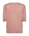 Freequent Pullover JOEL Puffärmel Rose Dawn Melange