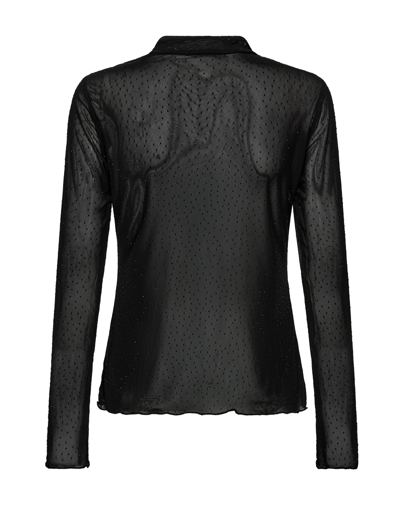 Freequent Mesh Top, ISKA, Black