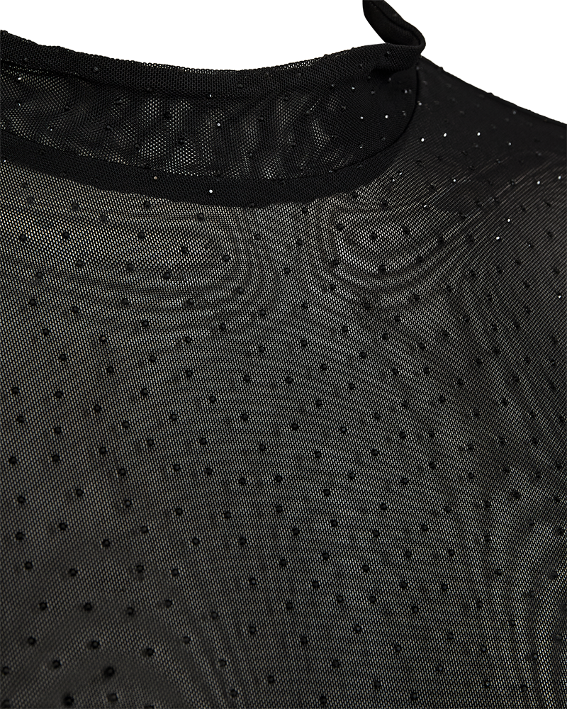Freequent Mesh Top, ISKA, Black