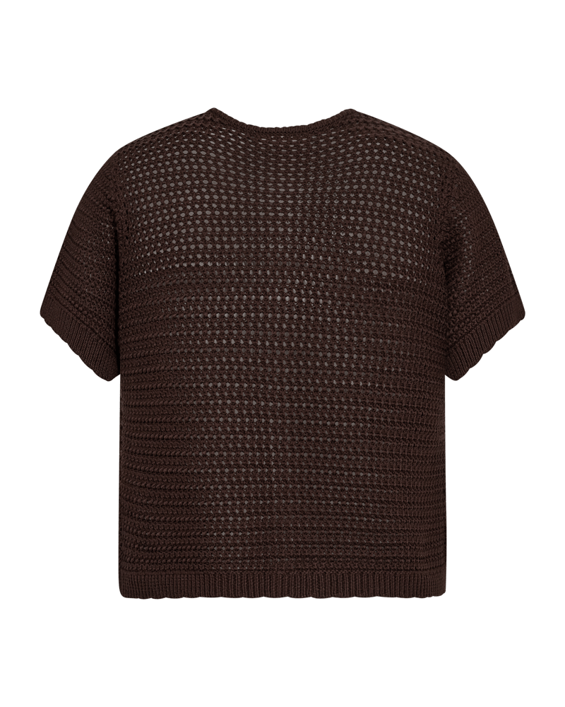 Freequent Dames Vest, TOTA, Coffee Bean