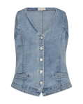 Freequent Gilet HALSEY Denim Waistcoat