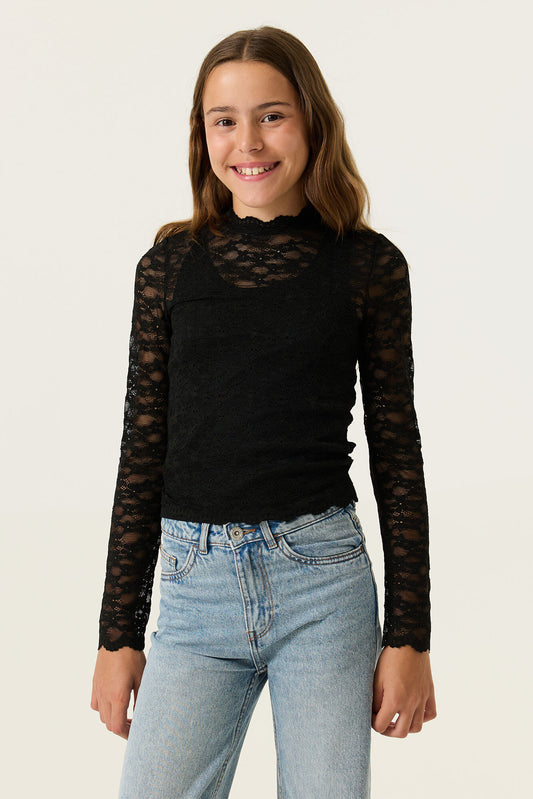 Garcia, Girls, Meshtop, Black