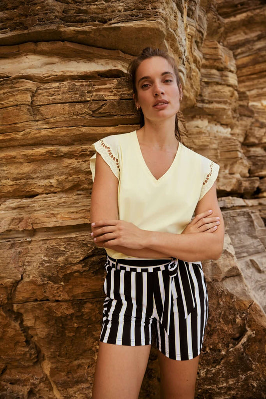 Lady Day, SHORTY, Doub Stripe