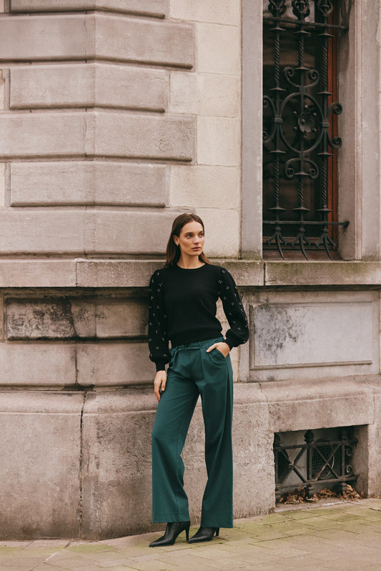 Lady Day Sweater, JOLIE,  Black