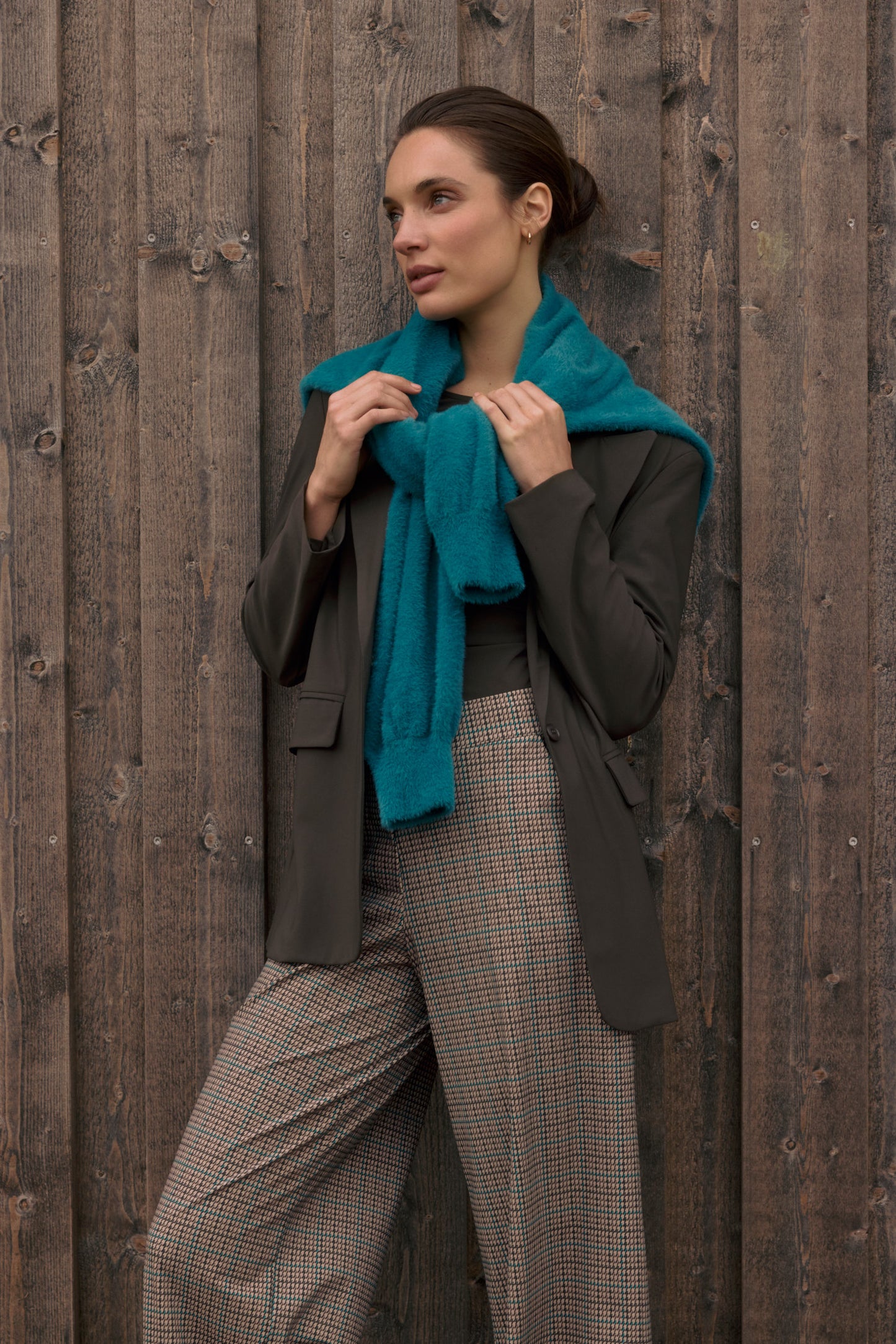 Lady Day, Wide Leg, MILLE, Marin check print