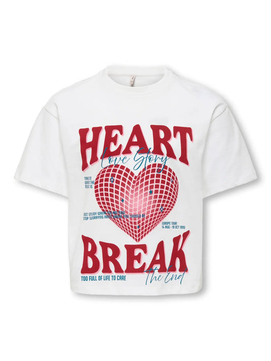 Only Girls Top, JASMINE, Bright White