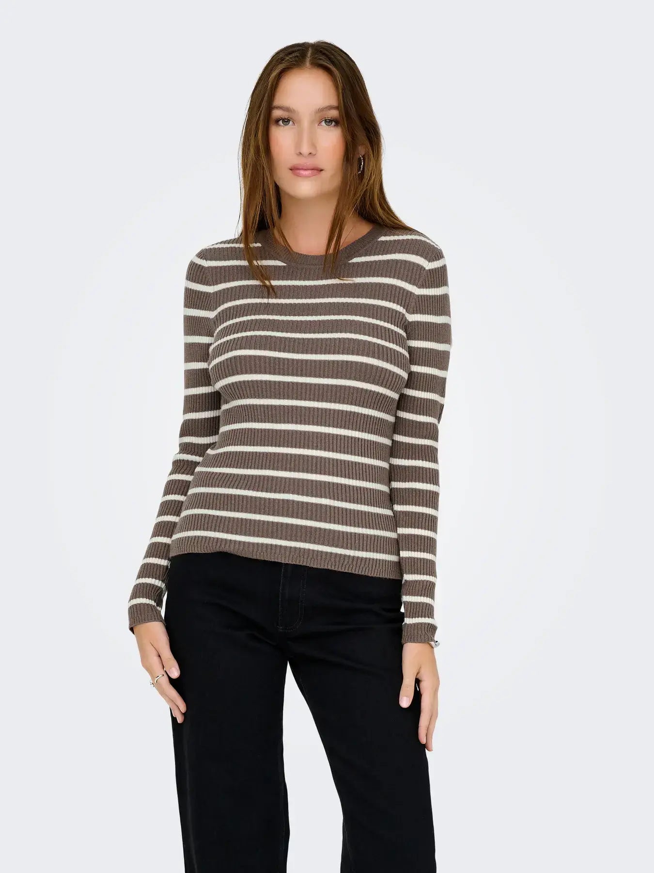 Only Dames Pullover, LOUISA, Morel W. Birch